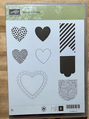 🍒 Stampin’Up! 🍒 “Hearts a Flutter” Stamp set.